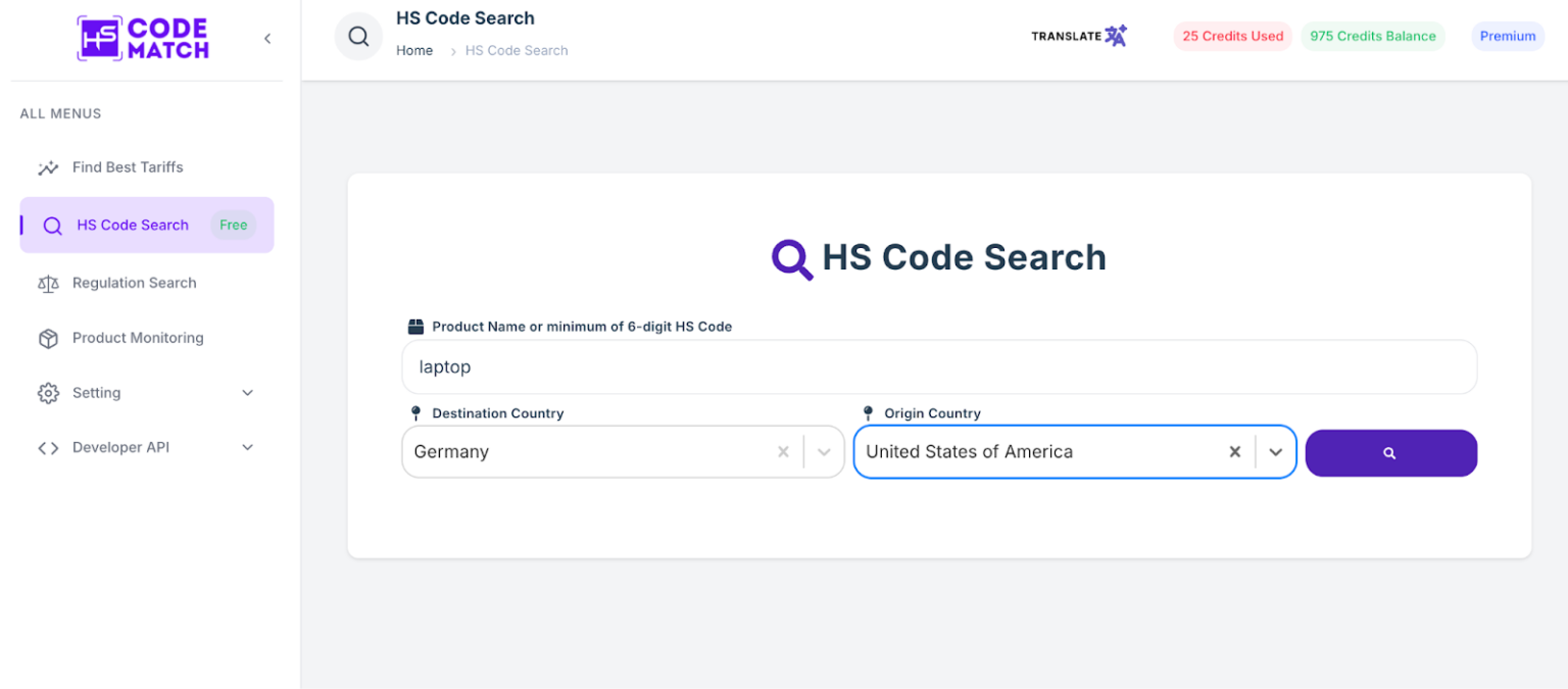 HS Tariff Classification Code for Laptop - HS Code Match