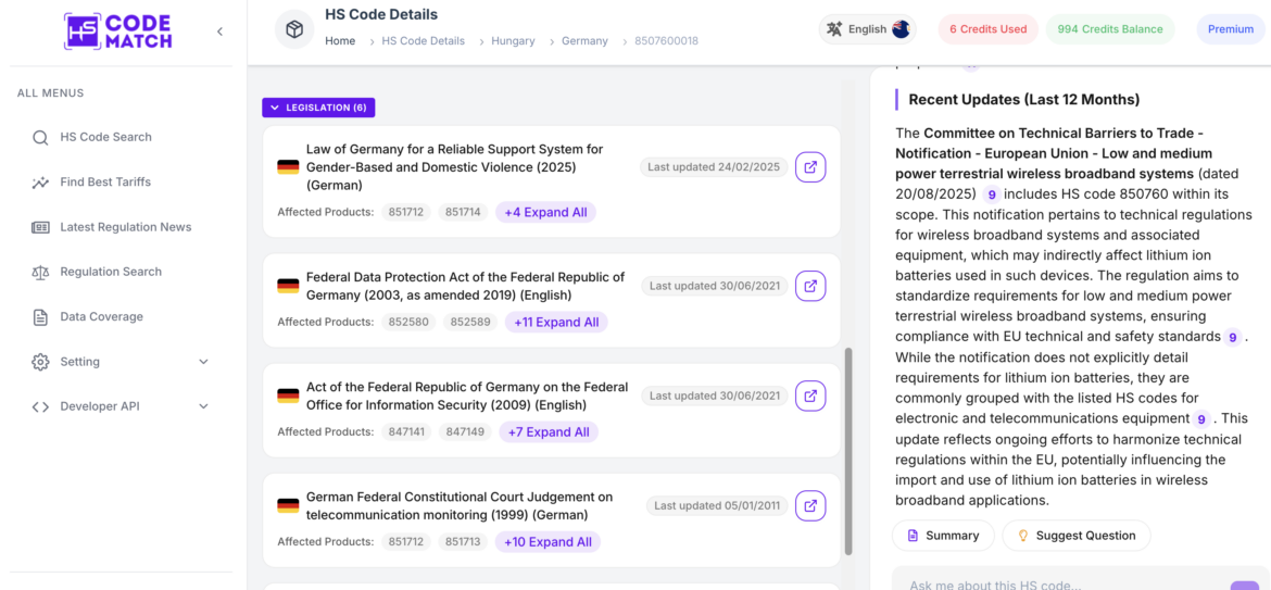 HS Code Classification for Exporting Lithium-Ion Battery - HS Code Match