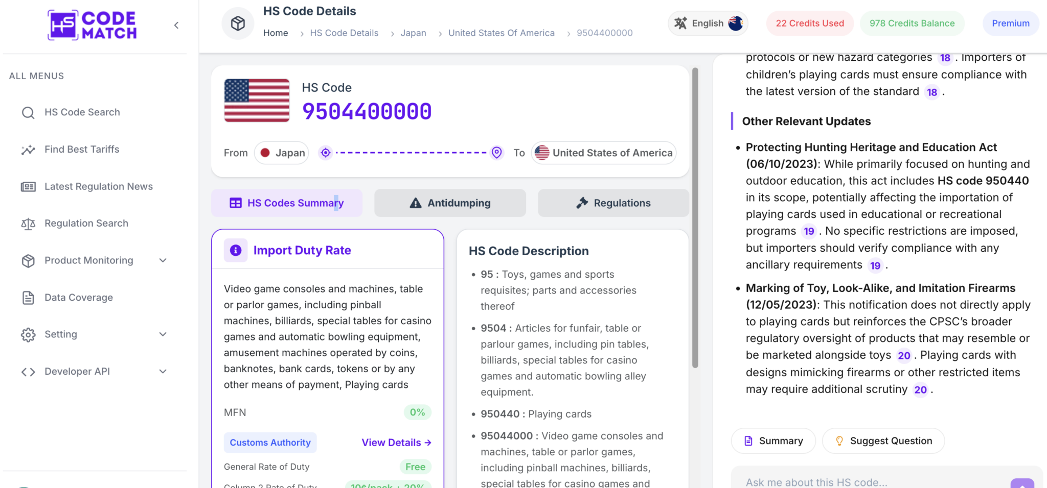 Charges Hs Code HS Tariff Code Classification for Trading Cards - HS Code Match