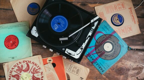 vinyl records