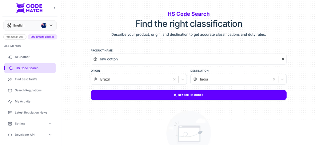 HS Code for Cotton