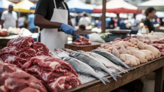 Guyana Enforces Meat, Fish, and Poultry Vendor Requirements